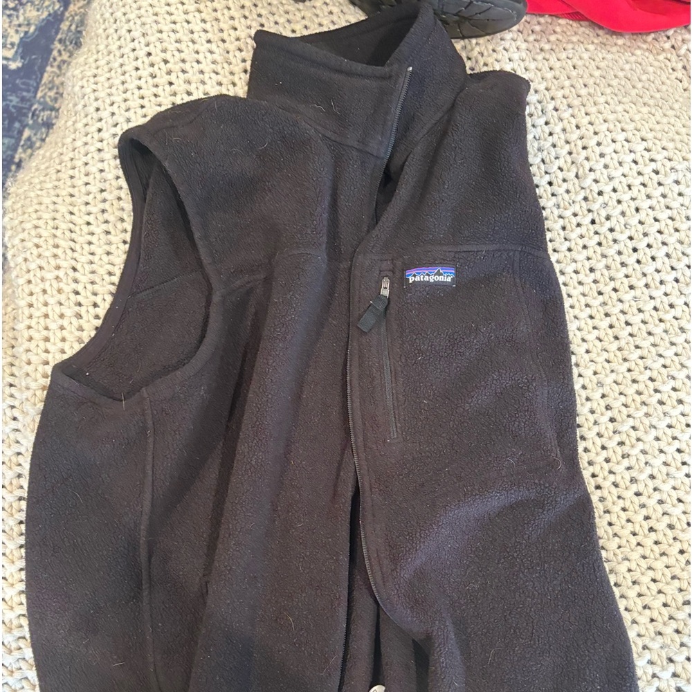 Patagonia synchilla vest. XXL. BLACK.